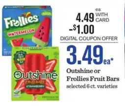 Mariano's Outshine or Frollies Fruit Bars offer