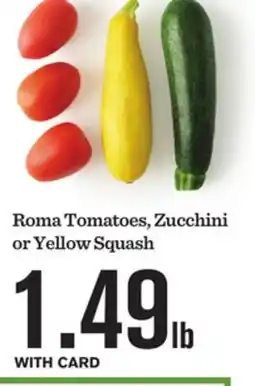Mariano's Roma Tomatoes, Zucchini or Yellow Squash offer