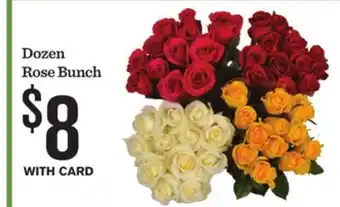 Mariano's Dozen Rose Bunch offer