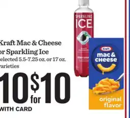 Mariano's Kraft Mac & Cheese or Sparkling Ice offer