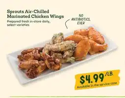 Sprouts Farmers Market Sprouts Air-Chilled Marinated Chicken Wings offer