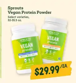 Sprouts Farmers Market Sprouts Vegan Protein Powder offer