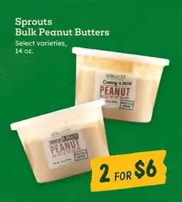 Sprouts Farmers Market Sprouts Bulk Peanut Butters offer