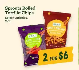 Sprouts Farmers Market Sprouts Rolled Tortilla Chips offer