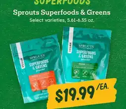 Sprouts Farmers Market Sprouts Superfoods & Greens offer
