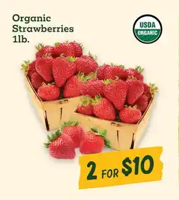 Sprouts Farmers Market Organic Strawberries offer