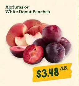Sprouts Farmers Market Apriums or White Donut Peaches offer