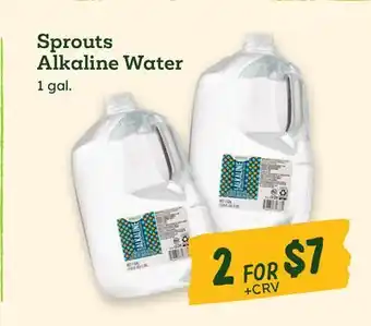 Sprouts Farmers Market Sprouts Alkaline Water offer