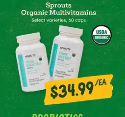 Sprouts Farmers Market Sprouts Organic Multivitamins offer