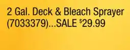 Ace Hardware 2 Gal. Deck & Bleach Sprayer offer