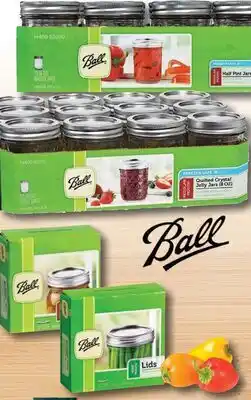 Ace Hardware Regular Mouth 1/2 Pt. Mason Jars or Jelly Jars, Bx/12 offer