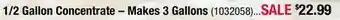 Ace Hardware 1/2 Gallon Concentrate-Makes 3 Gallons offer