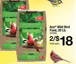 Ace Hardware Ace Wild Bird Food, 20 Lb offer