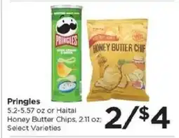 Food 4 Less Pringles or Haitai Honey Butter Chips offer