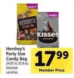 Safeway Hershey's Party Size Candy Bag offer