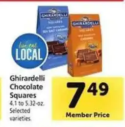 Safeway Ghirardelli Chocolate Squares offer