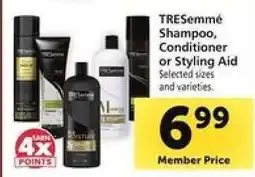 Safeway TRESemmé Shampoo, Conditioner or Styling Aid offer