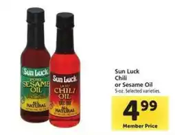 Safeway Sun Luck Chili or Sesame Oil offer