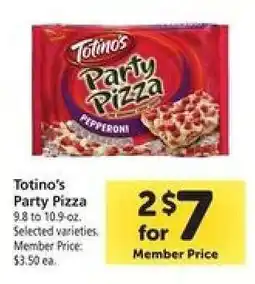 Safeway Totino's Party Pizza offer