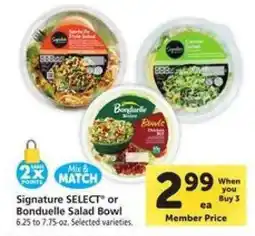 Safeway Signature SELECT or Bonduelle Salad Bowl offer