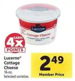 Safeway Lucerne Cottage Cheese offer