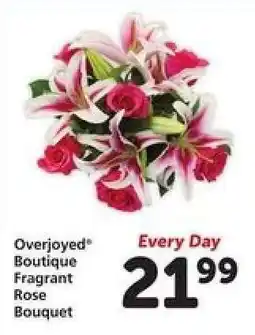 Safeway Overjoyed Boutique Fragrant Rose Bouquet offer