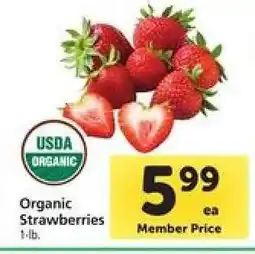 Safeway Organic Strawberries offer