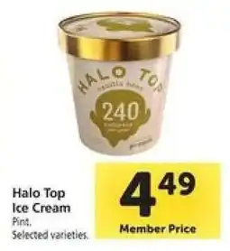 Safeway Halo Top Ice Cream offer