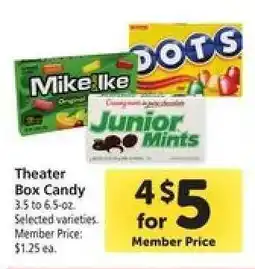 Safeway Theater Box Candy offer
