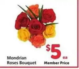 Safeway Mondrian Roses Bouquet offer