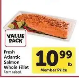 Safeway Fresh Atlantic Salmon Whole Fillet offer