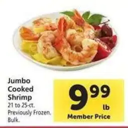 Safeway Jumbo Cooked Shrimp offer