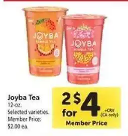 Safeway Joyba Tea offer