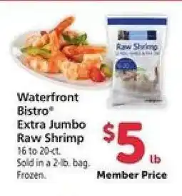 Safeway Waterfront BISTRO Extra Jumbo Raw Shrimp offer