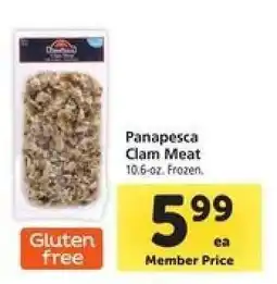 Safeway Panapesca Clam Meat offer