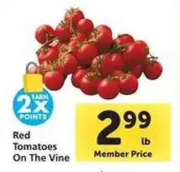 Safeway Red Tomatoes on the Vine offer
