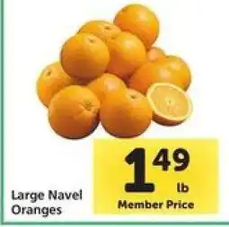 Safeway Large Navel Oranges offer