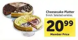 Safeway Cheesecake Platter offer