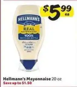 Winn Dixie Hellmann's Mayonnaise offer