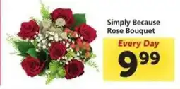 Safeway Simply Because Rose Bouquet offer