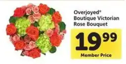 Safeway Overjoyed Boutique Victorian Rose Bouquet offer