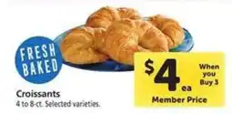 Safeway Croissants offer