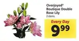 Safeway Overjoyed Boutique Double Rose Lily offer