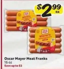 Winn Dixie Oscar Mayer Meat Franks offer