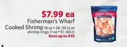 Winn Dixie Fisherman's Wharf Cooked Shrimp offer