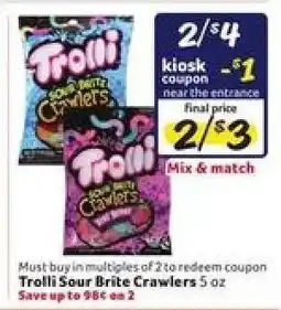 Winn Dixie Trolli Sour Brite Crawlers offer