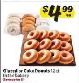 Winn Dixie Glazed or Cake Donuts offer
