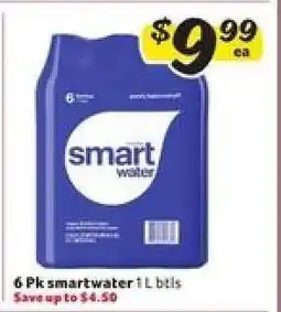 Winn Dixie 6 Pk smartwater 1 L btl offer