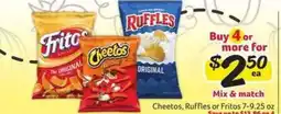 Winn Dixie Cheetos, Ruffles or Fritos offer