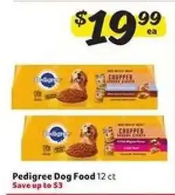 Winn Dixie Pedigree Dog Food offer